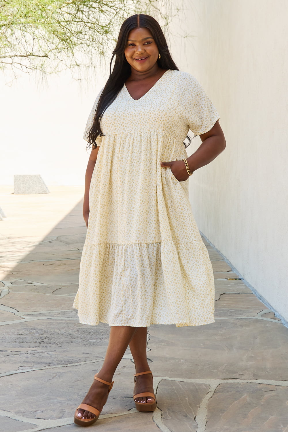 Plus size kimono outlet dress