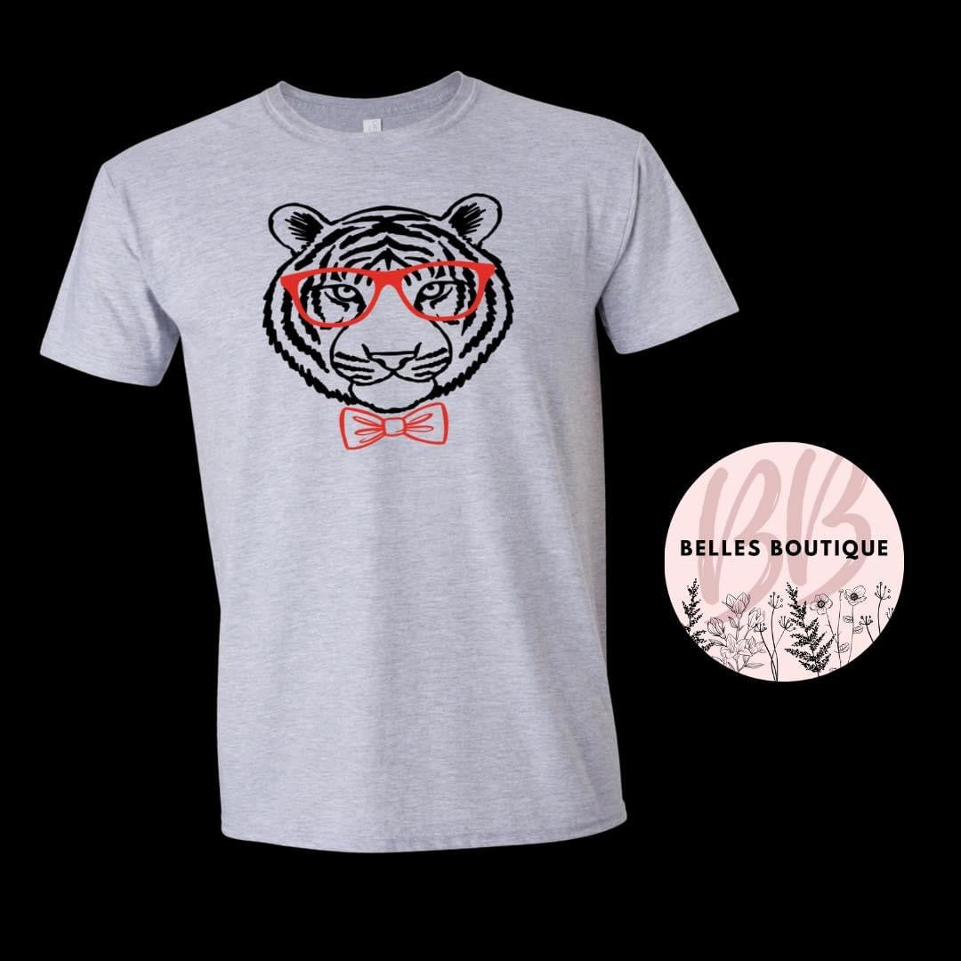Youth Tiger with Glasses & Bowtie Tee