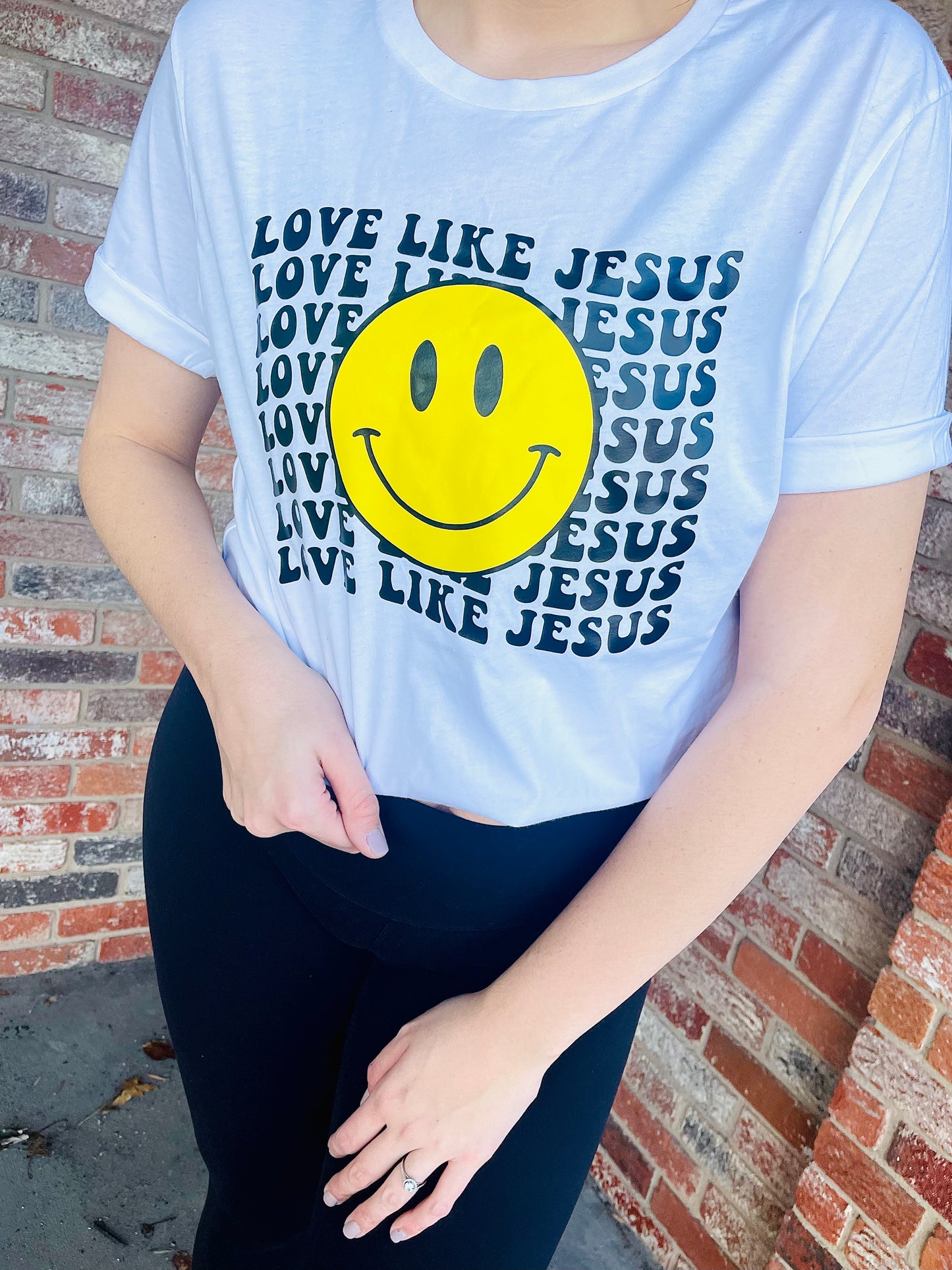 Smiley Love like Jesus Design