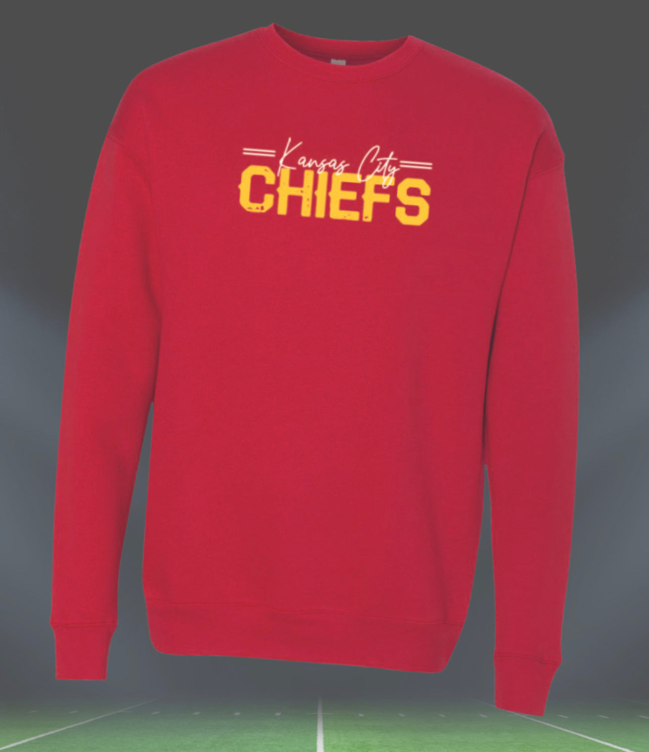 Cursive Kansas City Over Chiefs Sweatshirt