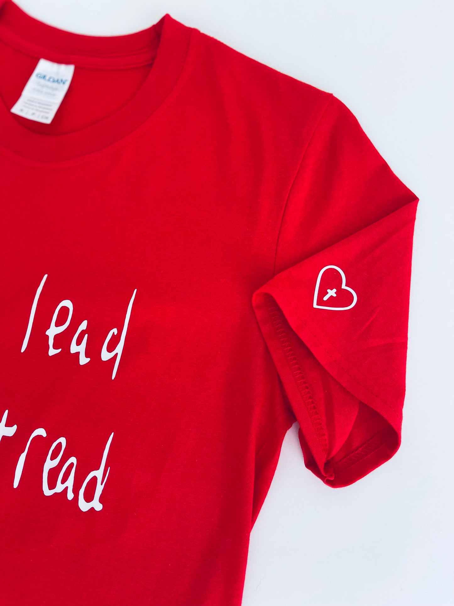 U CAN'T LEAD IF YOU DON'T READ Graphic Tee (Red)